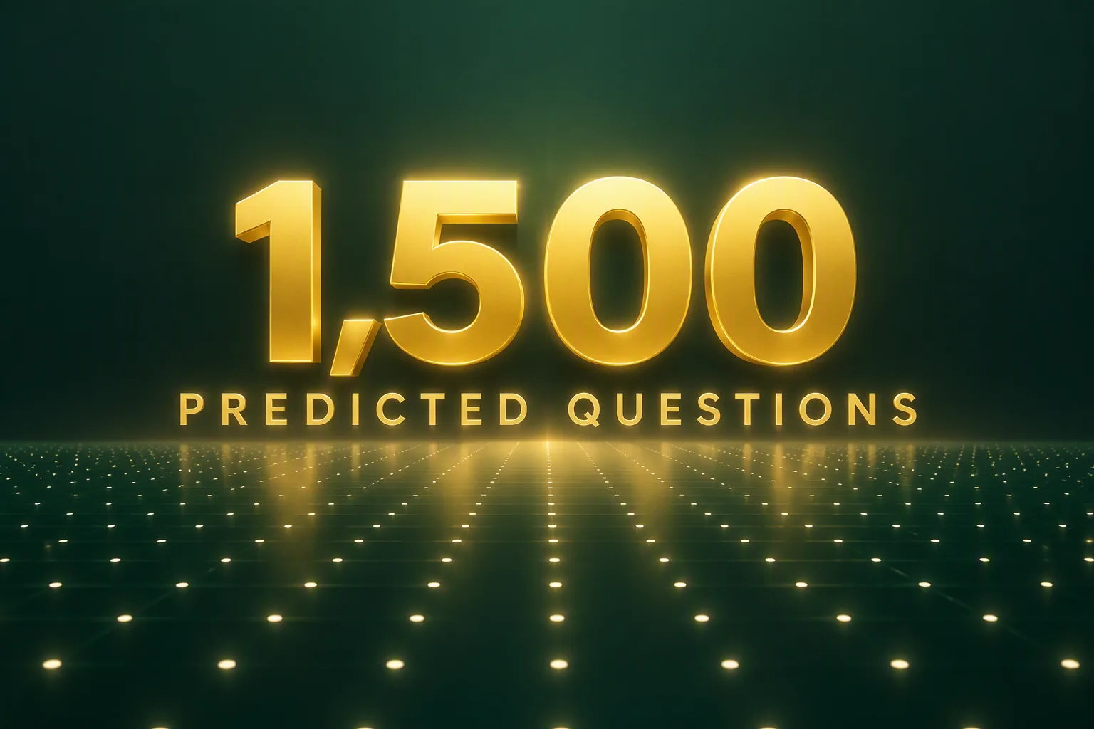 1,500 predicted questions
